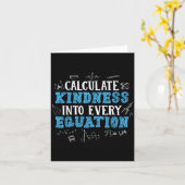 Carte Calculer la gentillesse dans chaque équation Math  (Fleur jaune)