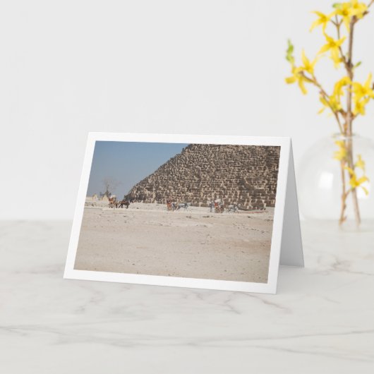 Carte Calèches à Gizeh, Le Caire (Fleur jaune)