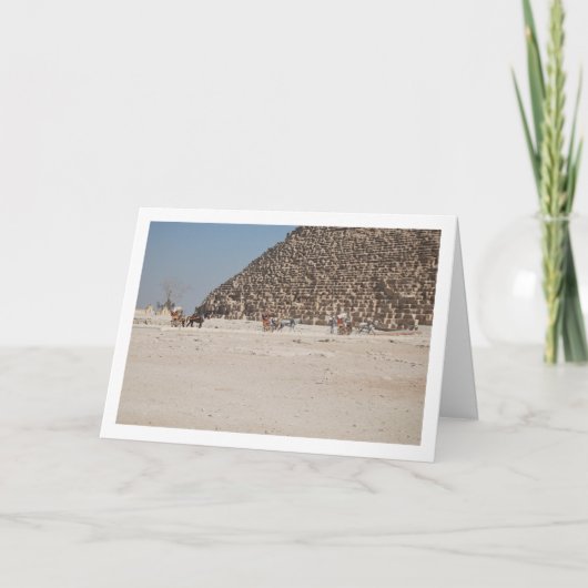 Carte Calèches à Gizeh, Le Caire (Devant)