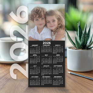 Carte Calendrier 1 Collage de photos - Peut modifier noi