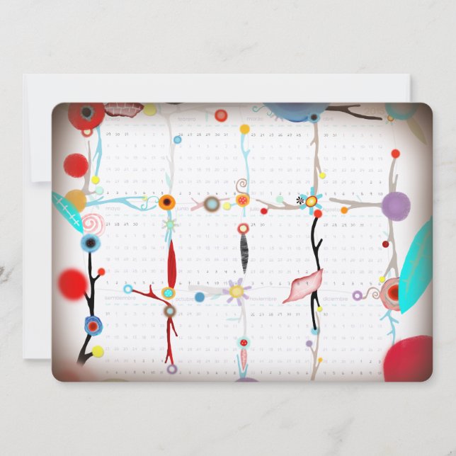 Carte Calendrier 2015 (Devant)