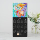 Carte Calendrier d'art Pastel Pastel Flower Girl (Debout devant)