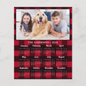 Carte Calendrier de 12 mois du budget 2023 photo r (Devant)