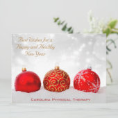 Carte Calendrier des fêtes de Noël d'affaires 2015 (Debout devant)