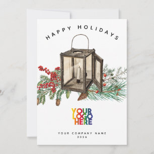 Carte Calendrier Entreprise 2026 Logo Entreprise Noël