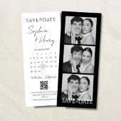 Carte Calendrier Film Strip Photo Booth Enregistrer la d