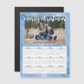 Carte Calendrier magnétique photo 2019 de Noël (Devant / Derrière)