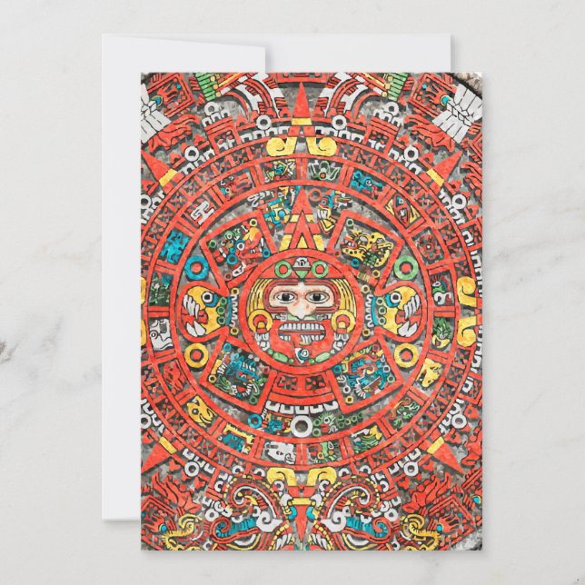 Carte Calendrier maya (Devant)