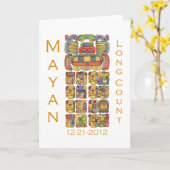 Carte Calendrier maya 12-21-2012 (Fleur jaune)