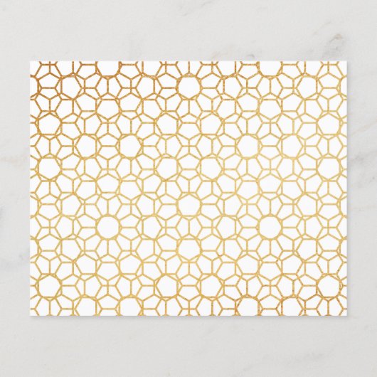 Carte Calendrier photo du budget 2023 Gold Script  (Dos)