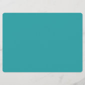 Carte Calendrier scolaire hebdomadaire turquoise en marb (Dos)