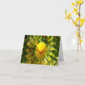 Carte Calendula Love...... (Fleur jaune)