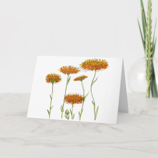 Carte Calendulaire (Devant)