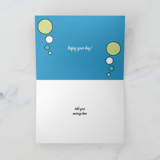 Carte Calico chat recouvert d'une glace (Intérieur)