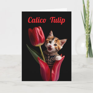 Carte Calico Tulip