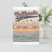 Carte California Beach, Los Angeles, voyage,  (Debout devant)