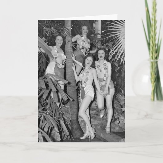 Carte California Girls, années 30 (Devant)