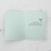 Carte California Hummingbirds Happy Easter (Intérieur)