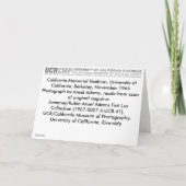 Carte California Memorial Stadium, Uc Berkeley (Dos)