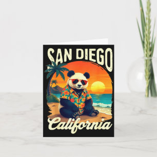 Carte California Panda Zoo San Diego Nouvel An 2025 Fami
