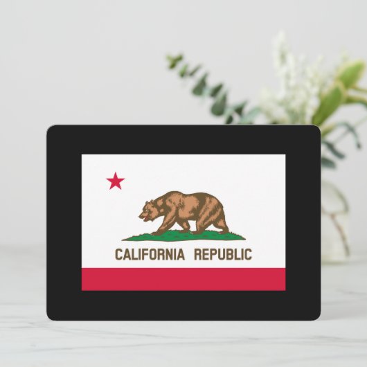 Carte California State Flag Design (Debout devant)