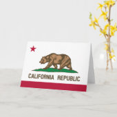 Carte Californian Flag, Flag of California (Fleur jaune)