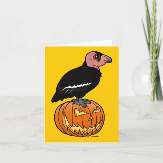 Carte Californie Condor Halloween (Devant)