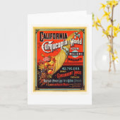 Carte Californie - Cornucopia du monde (Fleur jaune)