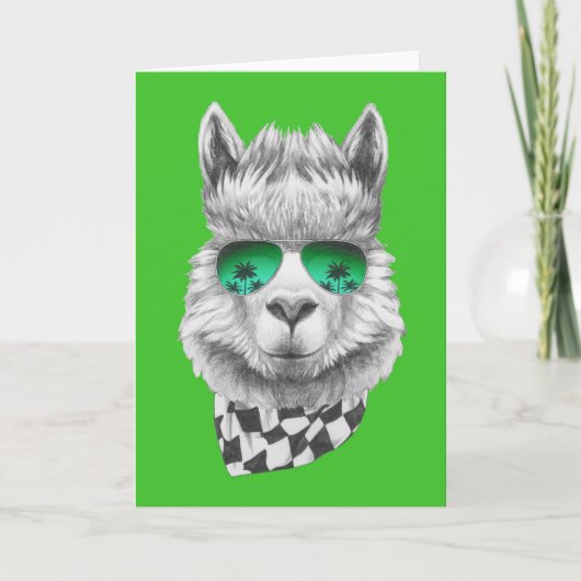 Carte Californie llama (Devant)