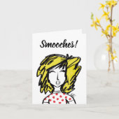 Carte Câlins! (Fleur jaune)
