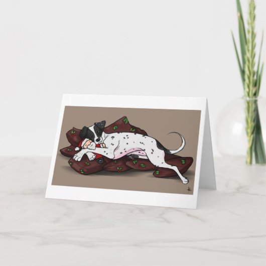 Carte Câlins de Noël (Devant)