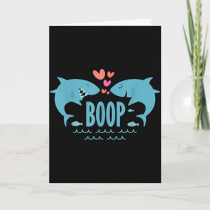 Carte Câlins de requin de la Saint-Valentin - Boop en se