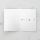 Carte Câlins d'ours d'anniversaire (Intérieur)