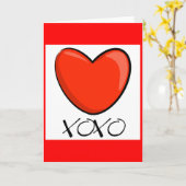 Carte Câlins et bisous (Fleur jaune)