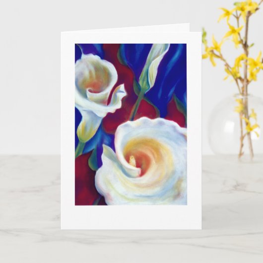 Carte Calla Lilis (Fleur jaune)