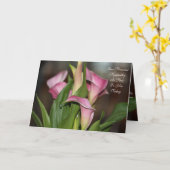 Carte Calla Lily (Fleur jaune)