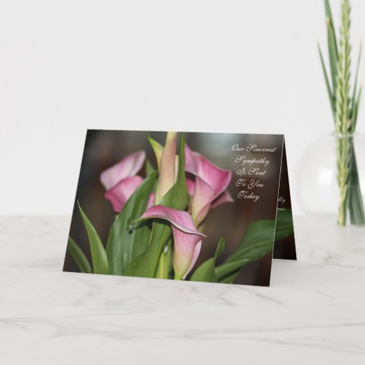 Carte Calla Lily (Devant)