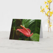 Carte Calla Rose Lily Élégant Floral (Fleur jaune)