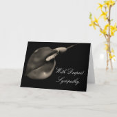 Carte Calla Sympathy (Fleur jaune)