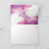 Carte calligraphie arabe Ramadan Mubarak (Intérieur)