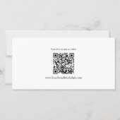 Carte Calligraphie moderne Business QR Certificat cadeau (Dos)