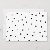 Carte Calligraphie moderne | Panneau de plan de table de (Dos)