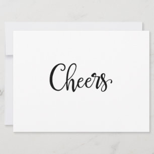 Carte Calligraphie simple Symbole de la barre Mariage