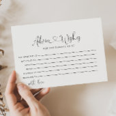 Carte Calligraphy Love Fancy Script Conseil & Wish