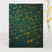 Carte Calligraphy of the Unknown (Fleur jaune)