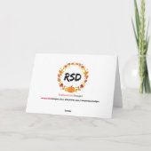 Carte Calliope de Thanksgiving (Dos)