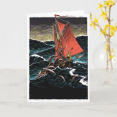 Carte Calmar géant (Fleur jaune)