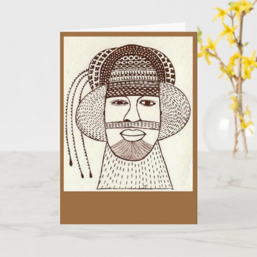 Carte Calme (Fleur jaune)