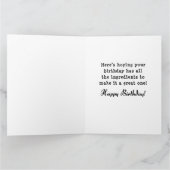 Carte Calme c'est ton anniversaire (Intérieur)