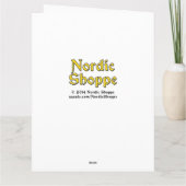 Carte Calme c'est ton anniversaire (Dos)